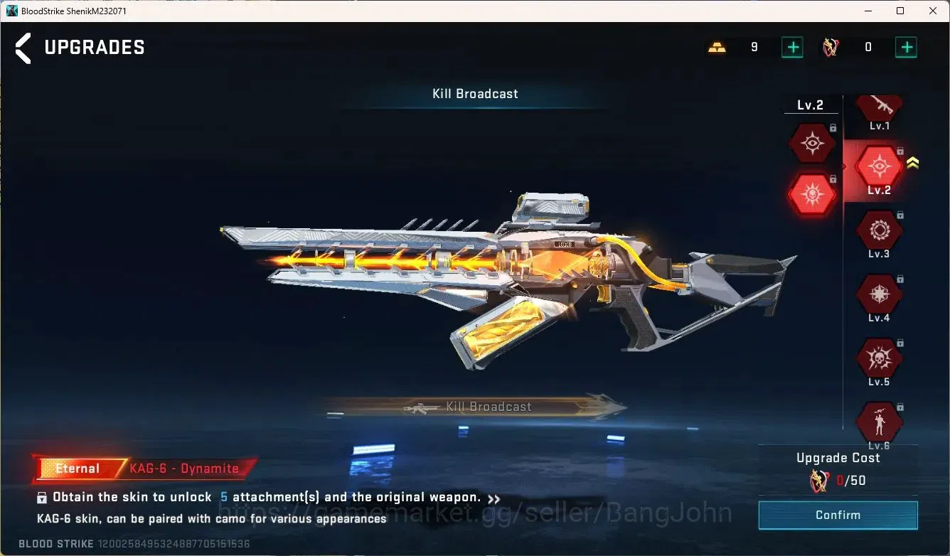 Blood Strike Accounts Asia | EVO M4A1,2 Eternal Guns (KAG-6, M700), Eter image 8