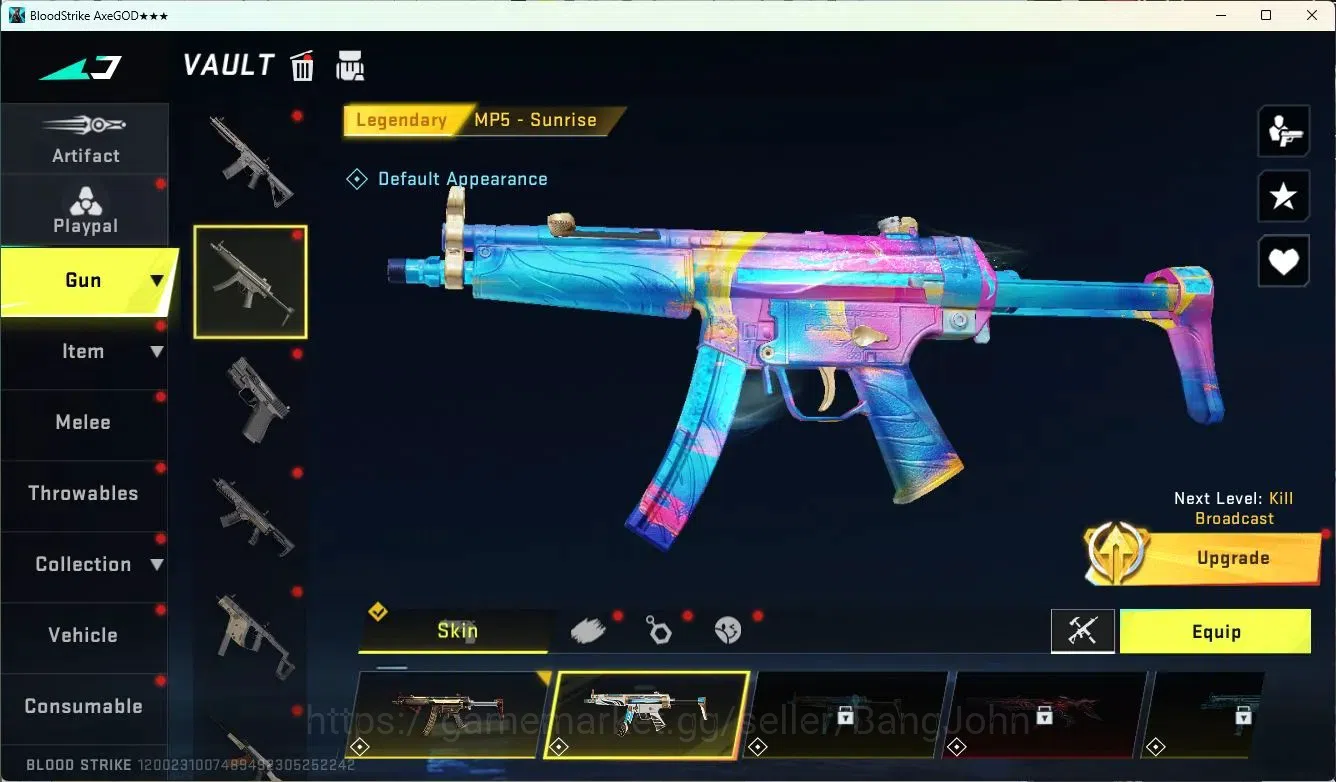 Blood Strike Accounts ASIA | 1 ETERNAL: Desert Eagle-Scorpius | 1 BLEACH image 8