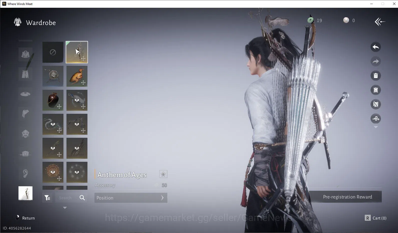 Where Winds Meet Accounts GLOBAL Lv5| Fresh Starter| 1 Harmoni Core, Anthem  image 10