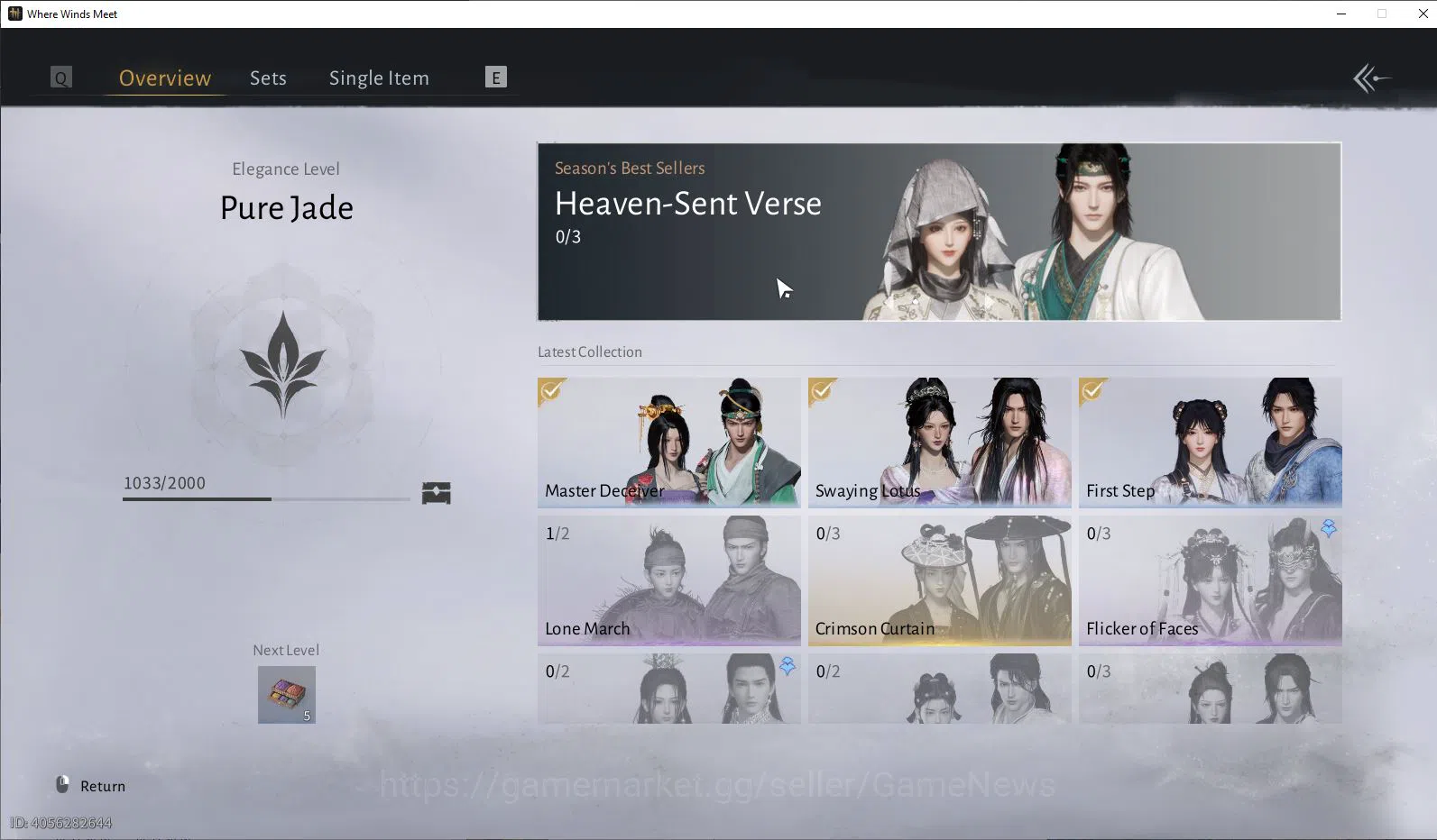 Where Winds Meet Accounts GLOBAL Lv5| Fresh Starter| 1 Harmoni Core, Anthem  image 8