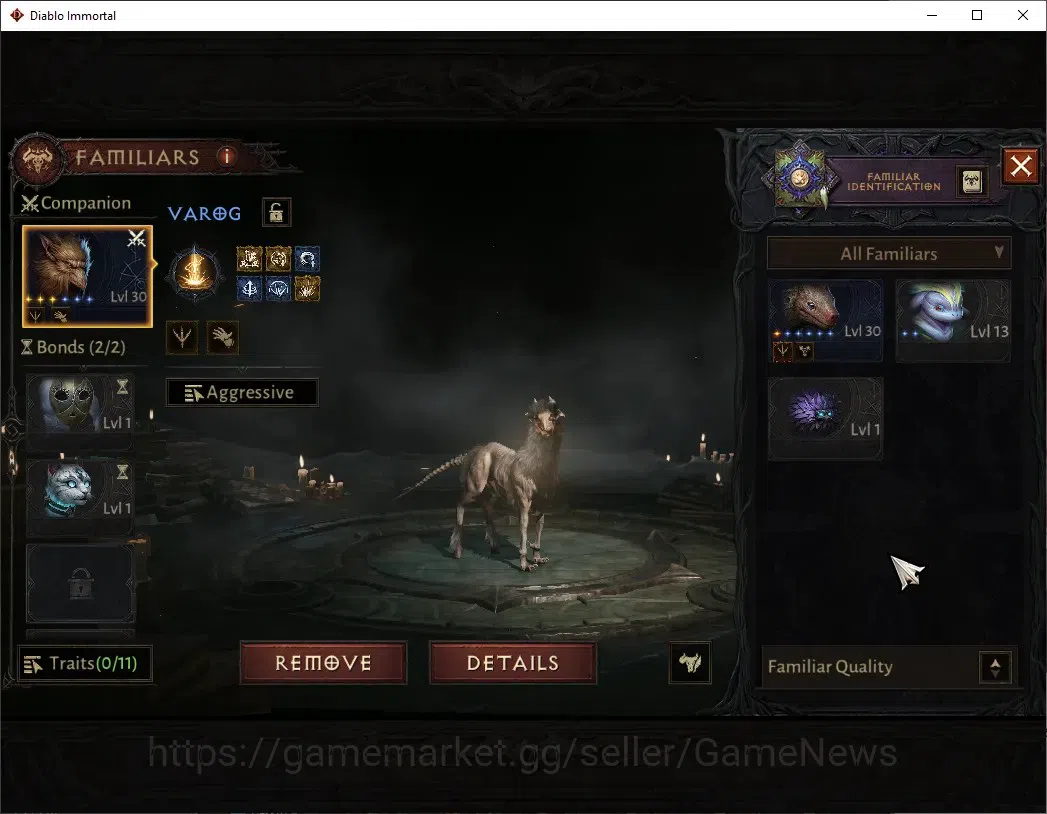 Diablo Immortal Accounts High-End SEA - Vasily|CS ON|Lv 60 (264)|Demon Hunter|CR 27k|Reso 540|Paragon Slinger|Hell III|3 12