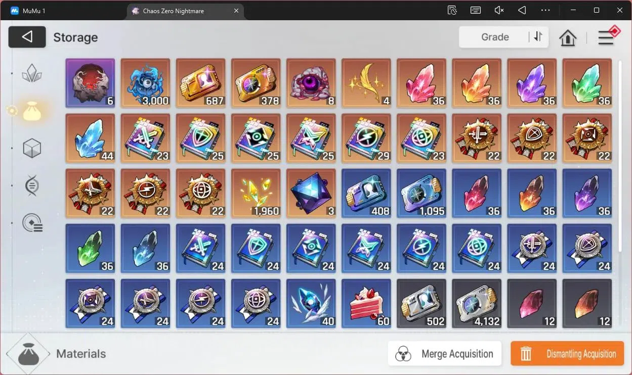 Chaos Zero Nightmare Accounts ASIA | Lv54 | 7 SSR | Heidemarie ME 1| Chizuru ME  image 6
