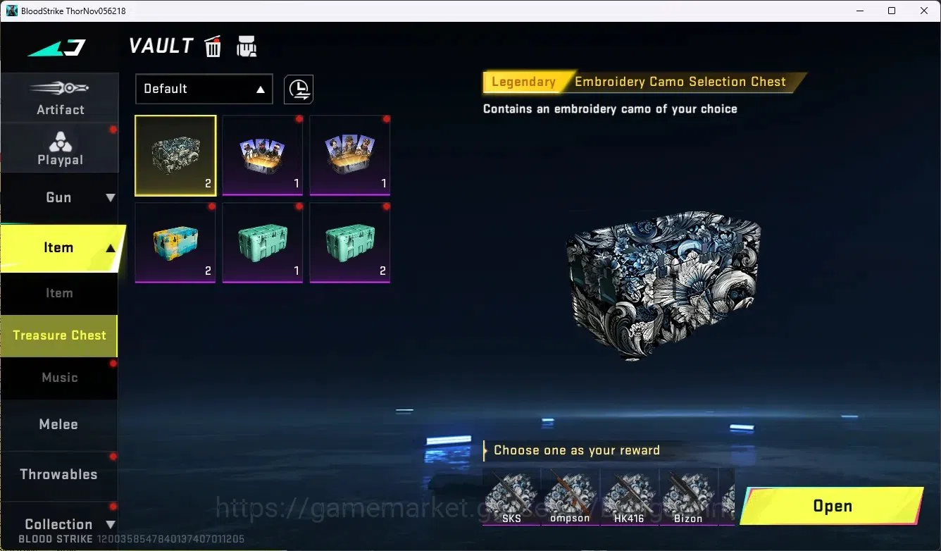 Blood Strike Accounts ASIA | 1 Eternal Gun: QBZ95-Whisper | 1 Legendary image 5