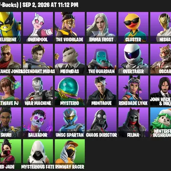 Fortnite Accounts 45 Skins | Level 995 | Ichigo Kurosaki, John Wick + Ascendant Midas | All Platforms