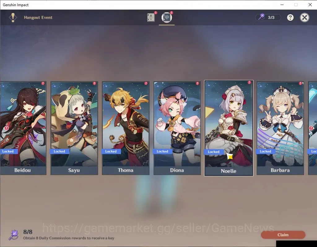 Genshin Impact Accounts End Game Asia | AR 55| 7 Limited+3(*5Wep)|[Trio Archons],[Neuvilette,Hutao]+Sign,Skirk|Mc Female|All 16