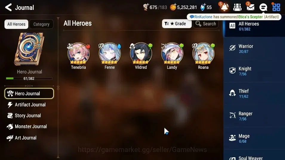 Epic Seven Accounts GLOBAL Unverif|New Era|2 ML(Rhiana& Luciel,Specime image 7