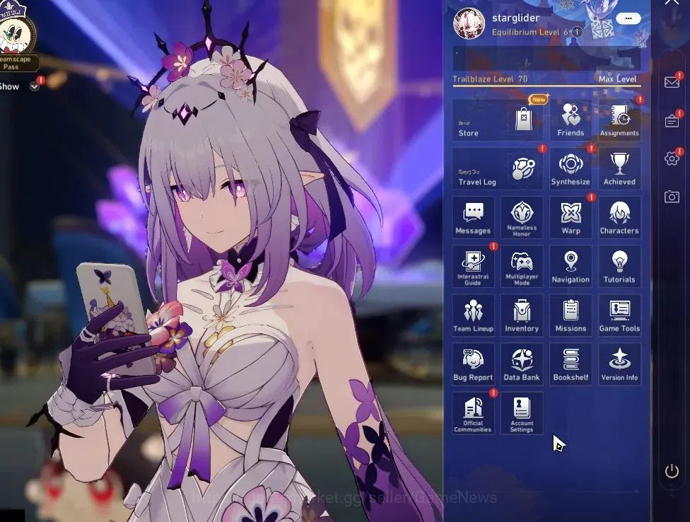 Honkai Star Rail Accounts Asia|Free GI|TL 70|26 Limited|Casto PremTeam|(Cast image 1