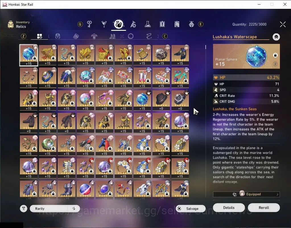 Honkai Star Rail Accounts Asia|Free GI|TL 70|26 Limited|Casto PremTeam|(Cast image 12