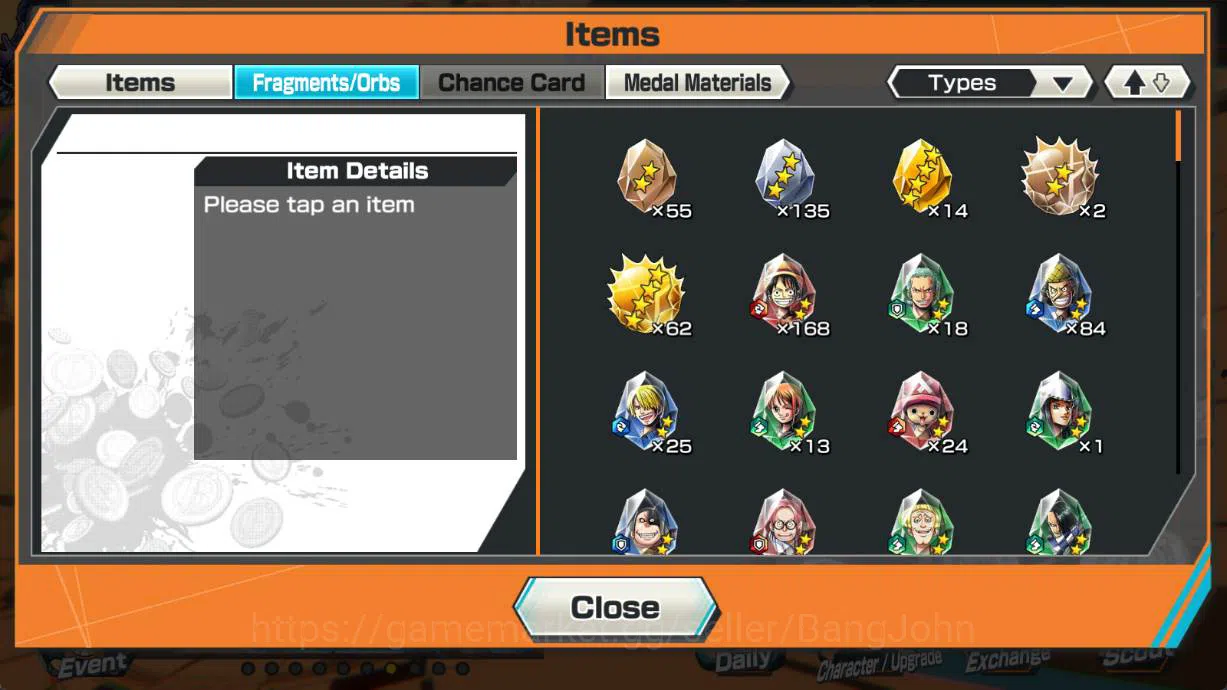 One Piece Bounty Rush Accounts global, 3 ex, 2 max | bp kuzan, luffy gear 4, film image 10