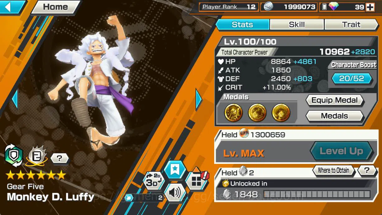 One Piece Bounty Rush Accounts global, 3 ex, 2 max | bp kuzan, luffy gear 4, film image 14