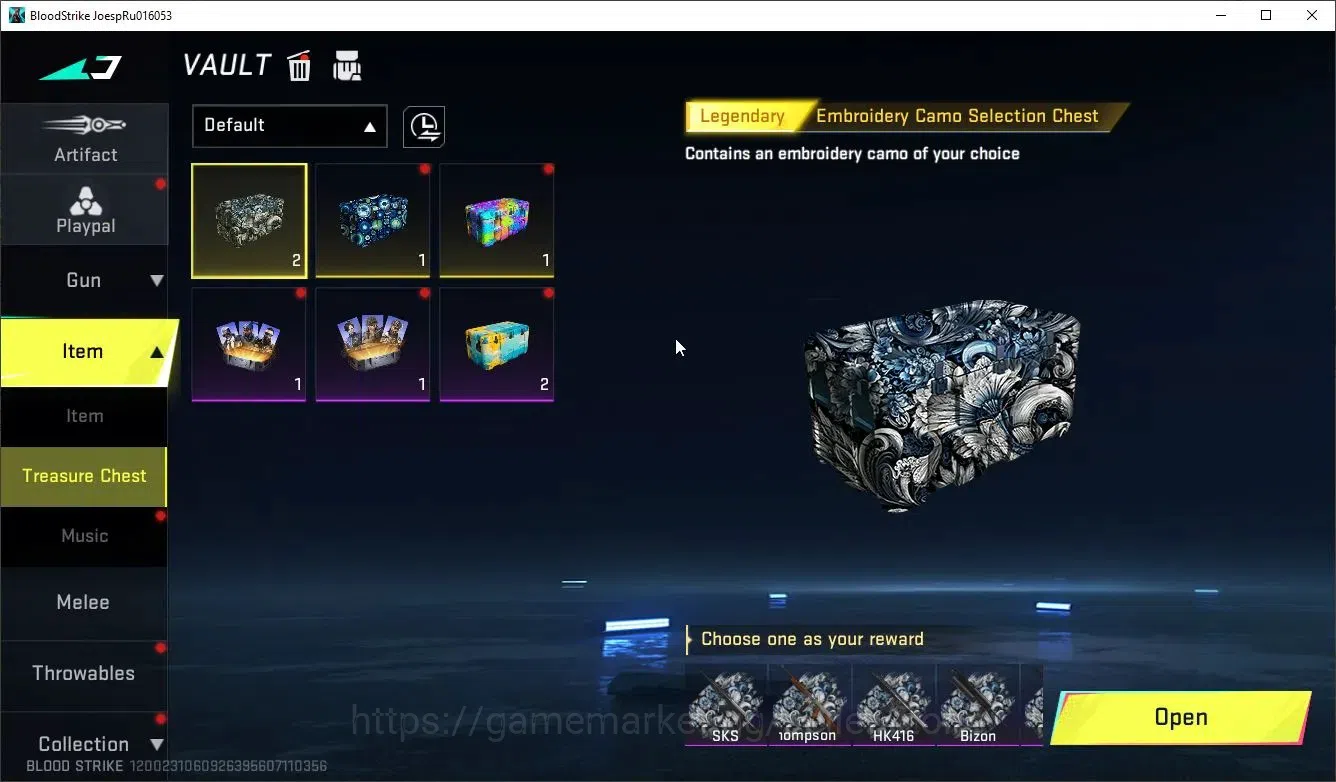 Blood Strike Accounts Starter ASIA|Starter Acc| KAG-6 Collab|2 ULTRA|2 LEGENDARY Guns|2 LEGENDARY Items|LogNetEase(BS546Z) 9