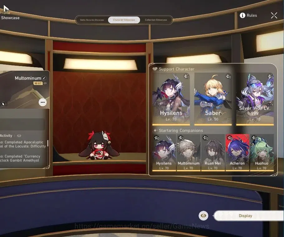 Honkai Star Rail Accounts Asia|TL 55|7 Limited|[SW Lv.999,Saber]+Sign,Hysile image 3