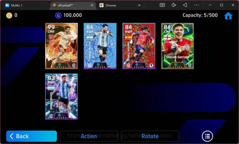 eFootball Accounts Mobile|PW 2000| Starter |Bigtime Declan Rice|Epic  image 3
