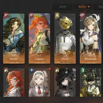 Reverse: 1999 Accounts Midgame GLOBAL|Lv 31|18K CD + 42 Unilog|7 (*6 Crew) 1 Limit|Rhiannon|Igor P1,Moldir,Lopera,Ulrich