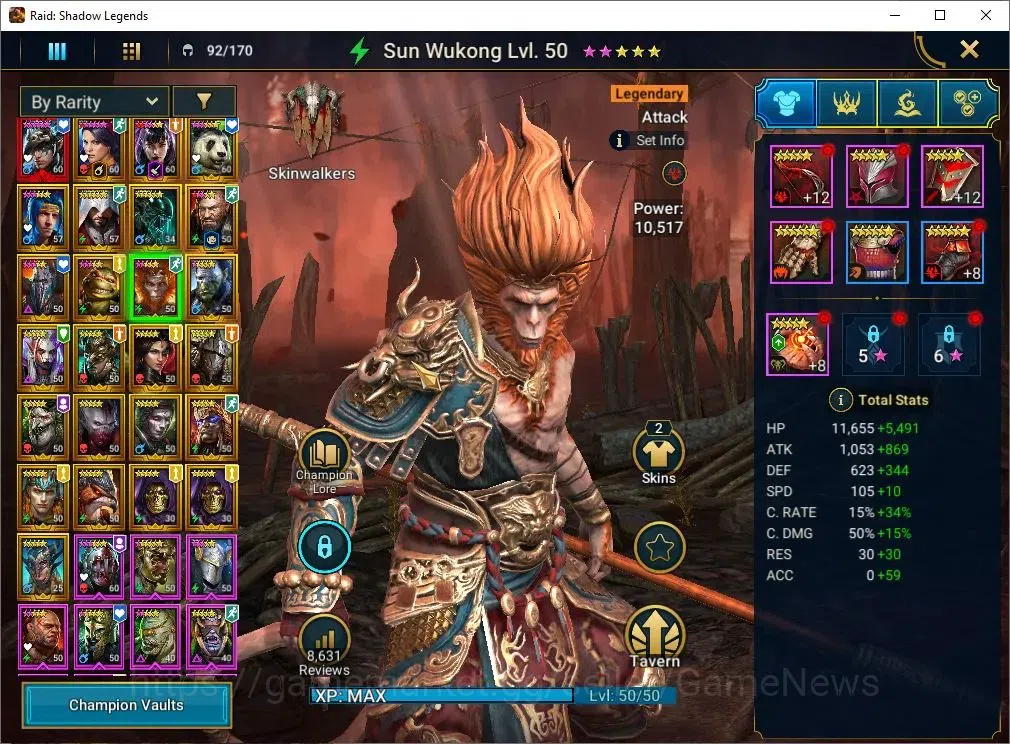 Raid: Shadow Legends Accounts Lv46 1M Power|1 Mythic[Nais]+24 Legend(Minaya,Alic image 10