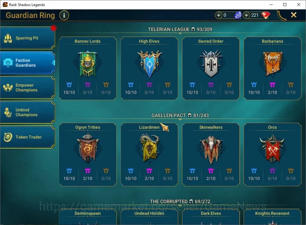 Raid: Shadow Legends Accounts Lv46 1M Power|1 Mythic[Nais]+24 Legend(Minaya,Alic image 15