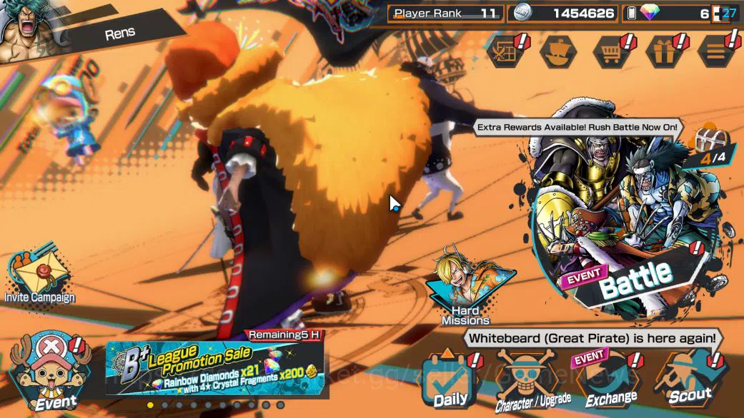 One Piece Bounty Rush Starter Global|5 EX|5Elders Saturn,KOP Roger,BP Kuzan,[Bor image 1
