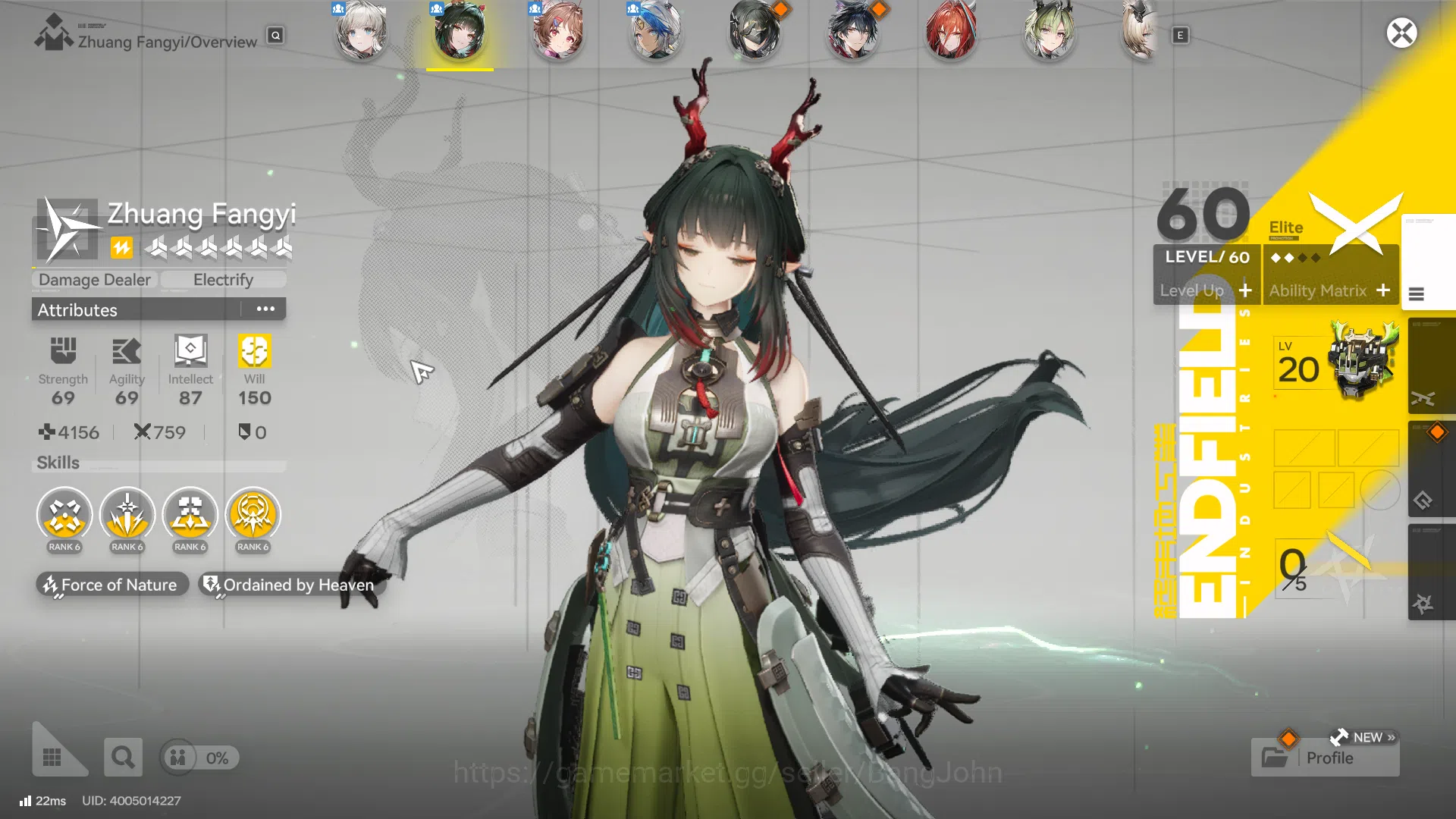 Arknights: Endfield Accounts ASIA|1Limit+1Sign|FangyiSign,Lifeng,Ember,Ardelia, image 1