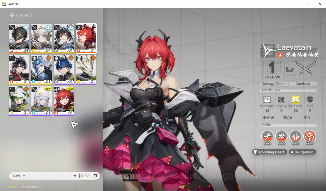 Arknights: Endfield Accounts NA/EU Lv2|StarterDay2|Meta SSR Solo Laevatain+2 SR image 2
