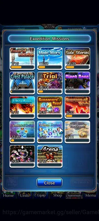 Grand Summoners Accounts Global|Rank 56|2 Ascend+1 TW|Reimu Harukei+TW,Seli image 6