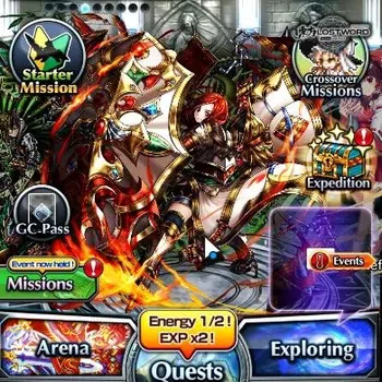 Grand Summoners End-Game Global|Rank 56|2 Ascend+1 TW|Reimu Harukei+TW,Seli image 1