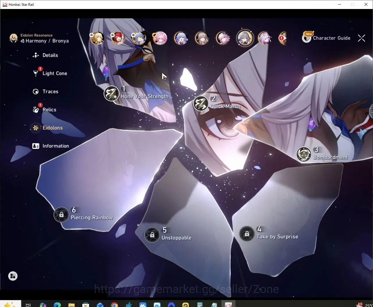 Honkai Star Rail Accounts EU server |TL70|10 Limited|E1 Char|Aglaea+Sign|Tri image 15