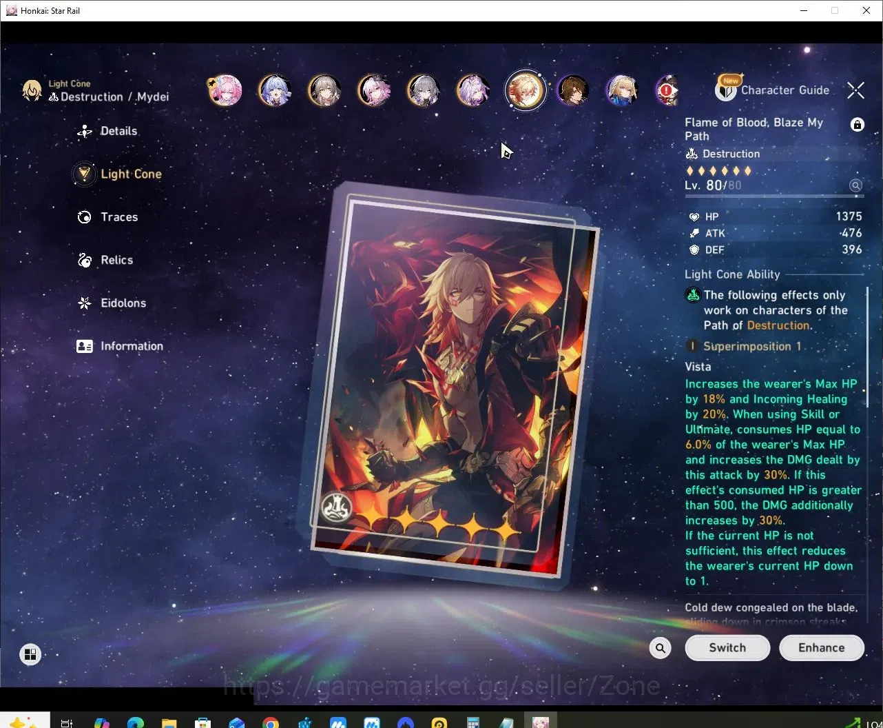 Honkai Star Rail Accounts EU server |TL70|10 Limited|E1 Char|Aglaea+Sign|Tri image 6