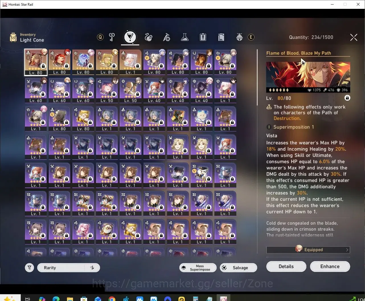 Honkai Star Rail Accounts EU server |TL70|10 Limited|E1 Char|Aglaea+Sign|Tri image 7