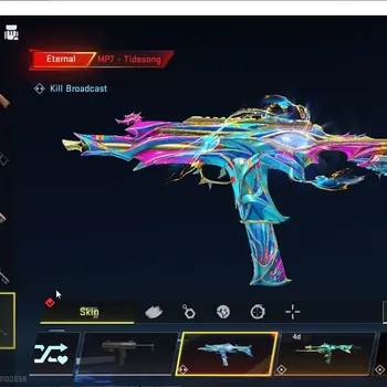 Blood Strike Accounts Collab Skin ASIA|ETERNAL Lv2 MP7-TideSong|Collab Lucha Strike-Hank-MR Iguana|4 ULTRA