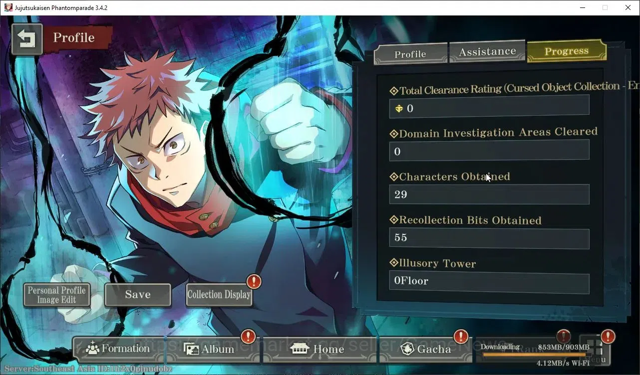 Jujutsu Kaisen: Phantom Parade Accounts SEA |PR 1|4,6K Cube|7 SSR 1 Limited|Within Infinit image 5