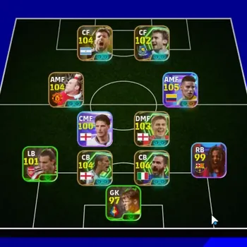eFootball Accounts Legends & Iconic Players Android|Power 3182|8 Epic Leonardo Bonucci,Marco van Basten,Wayne Rooney,Sergio