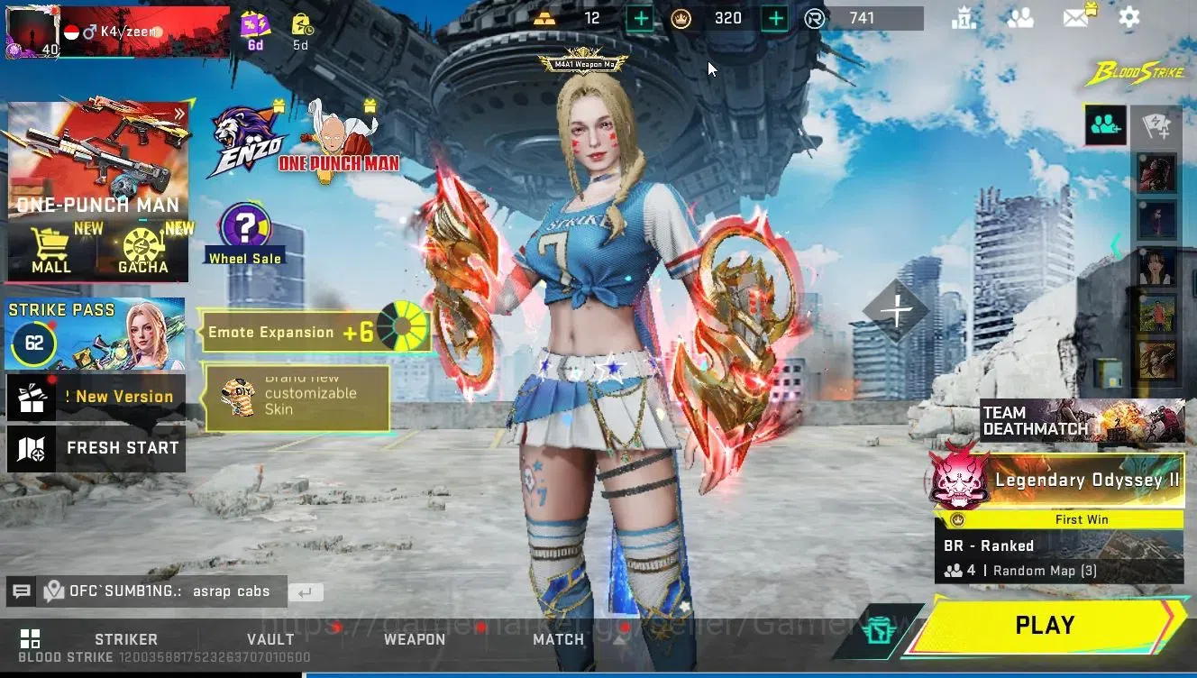 Blood Strike Accounts ASIA|Eternal [Melee Katar-Judgment,DEagle-Scorpius image 1