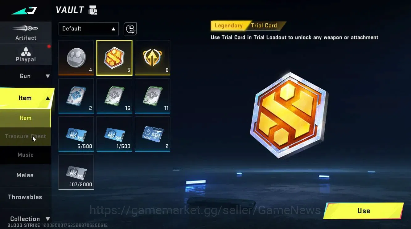 Blood Strike Accounts ASIA|Eternal [Melee Katar-Judgment,DEagle-Scorpius image 15