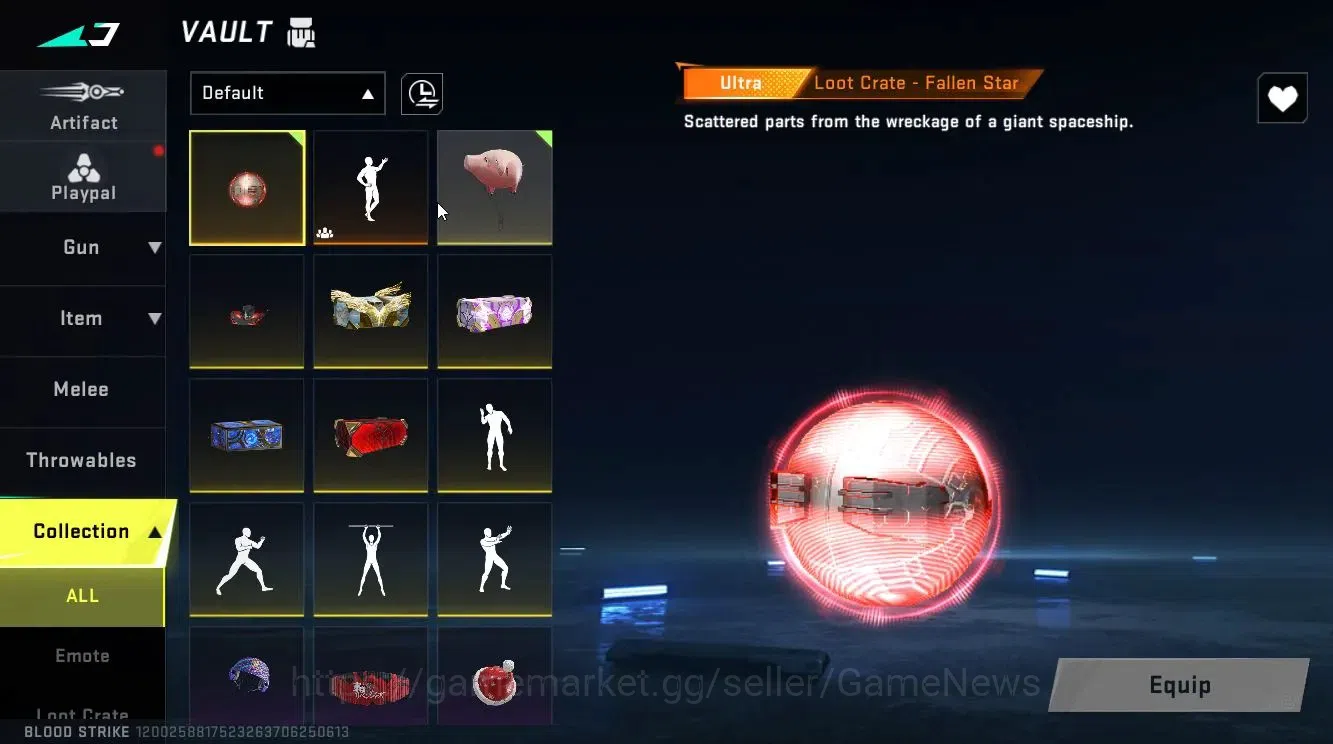 Blood Strike Accounts ASIA|Eternal [Melee Katar-Judgment,DEagle-Scorpius image 16