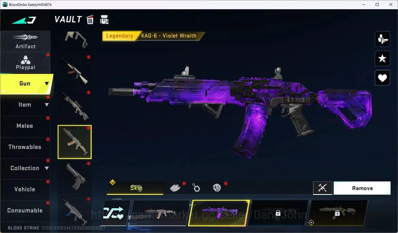 Blood Strike Accounts ASIA | TR JACK | Legendary KAG-6, Uzi | 1 Epic Gun image 4