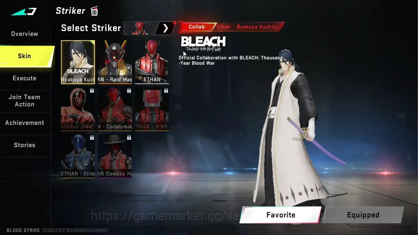 Blood Strike Accounts ASIA|5 ULTRA[ETHAN,VAL,INP9,etc]+Collab Bleach[ETH image 7