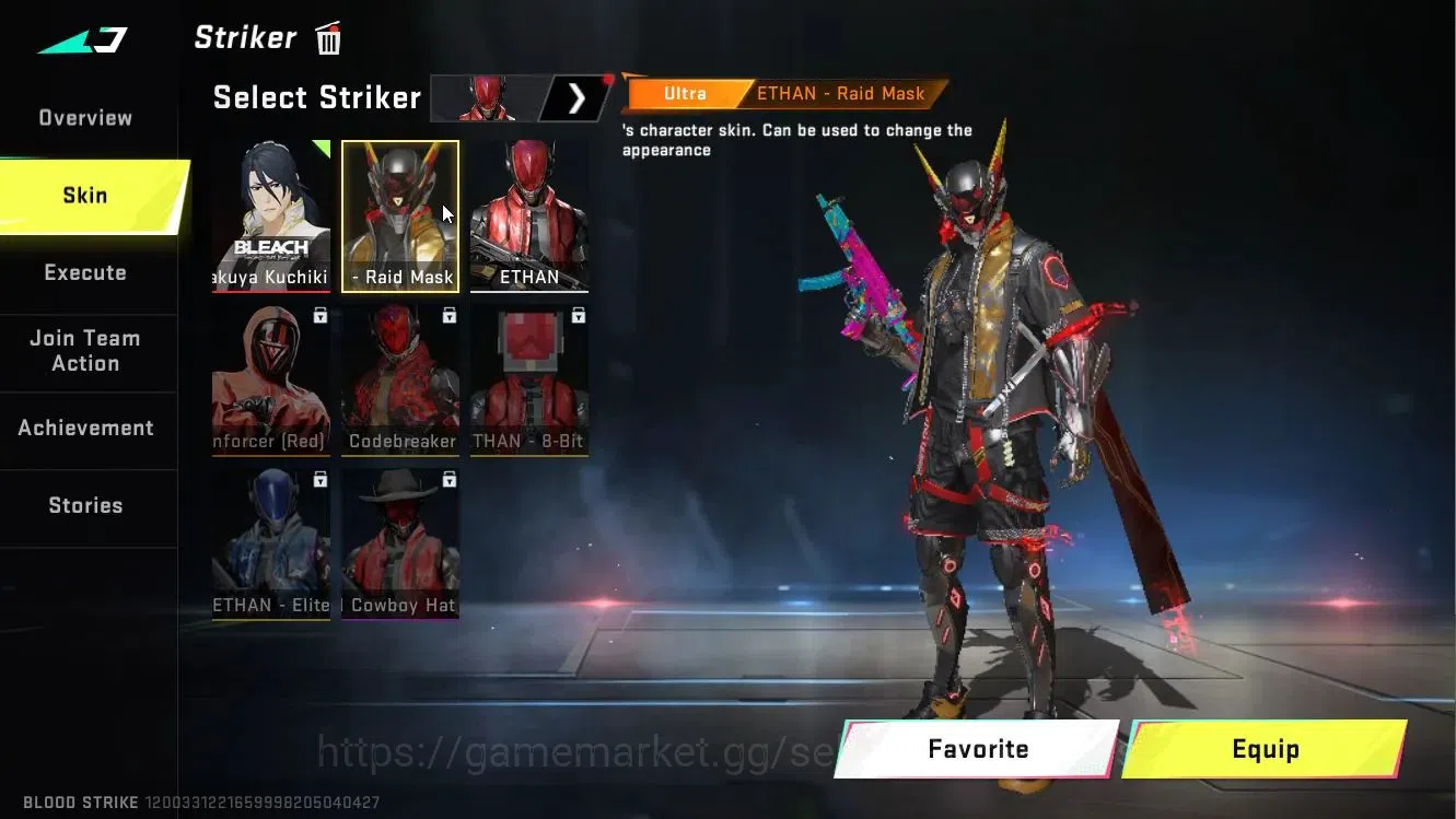 Blood Strike Accounts ASIA|5 ULTRA[ETHAN,VAL,INP9,etc]+Collab Bleach[ETH image 8