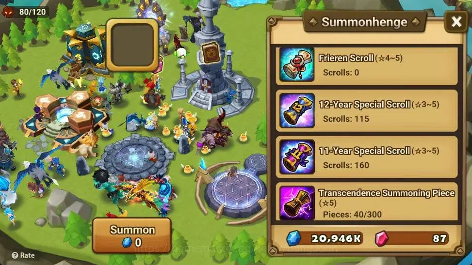 Summoners War: Sky Arena Accounts Starter GLOBAL | NB 5 TESHAR,Starter Gacha 115 12Y+160 11Y Scrool, 3 Legendary All 3
