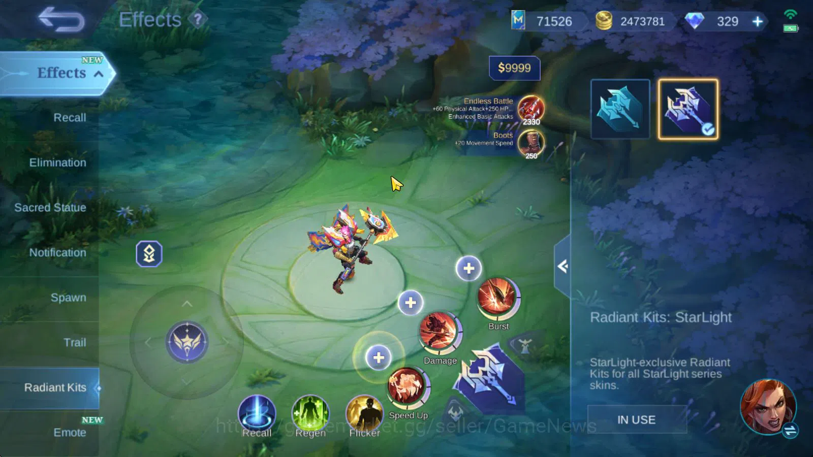 Mobile Legends: Bang Bang Accounts Hero 131|Skin 610|Legend Alu,Franco|Akai Panda,Iri image 18