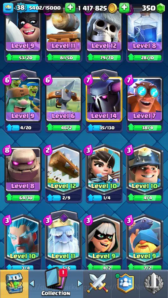 Clash Royale Accounts Lv 38|Trophy 8151|KTL 13|Limited Skin|Card 121| 2  image 11