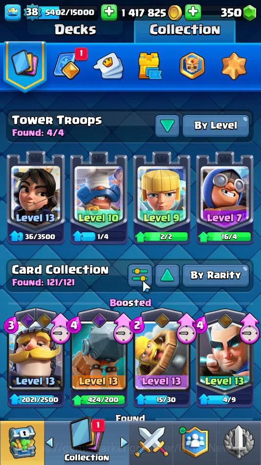 Clash Royale Accounts Lv 38|Trophy 8151|KTL 13|Limited Skin|Card 121| 2  image 4