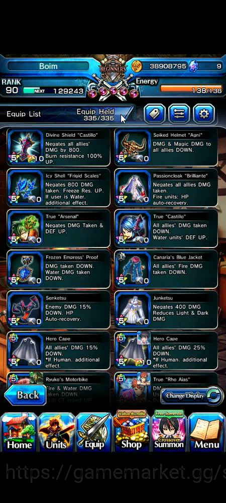 Grand Summoners Accounts Global|Rank 90|23 Ascend+20 TW|[Emiyu,Touma,DL Rim image 5