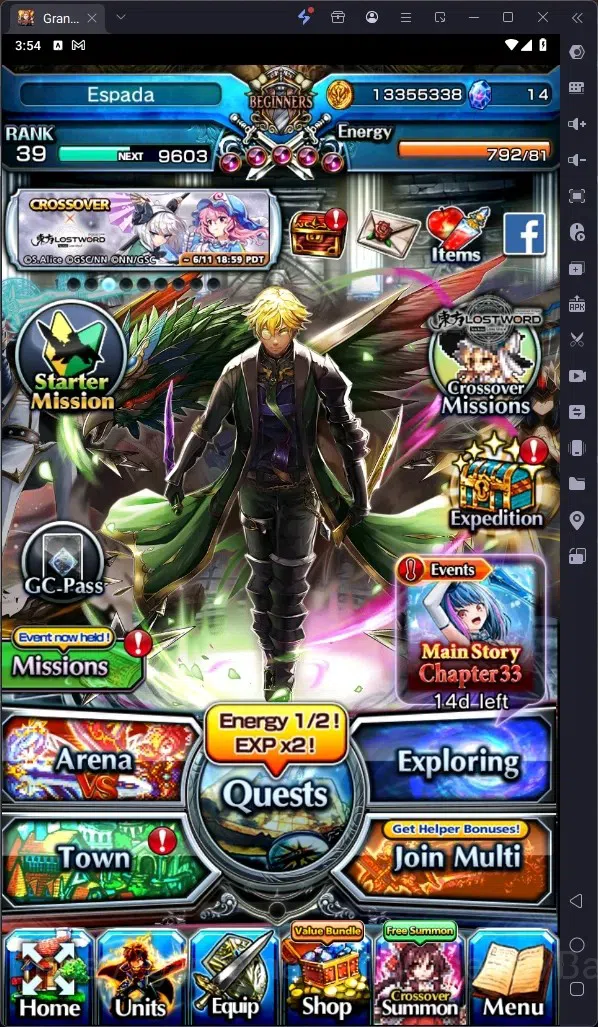 Grand Summoners Accounts Global | Rank 39 | Summer Miyu, ChloeTW, War Hero image 1
