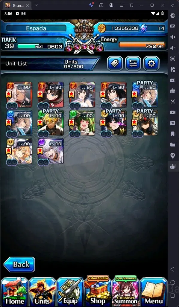 Grand Summoners Accounts Global | Rank 39 | Summer Miyu, ChloeTW, War Hero image 5