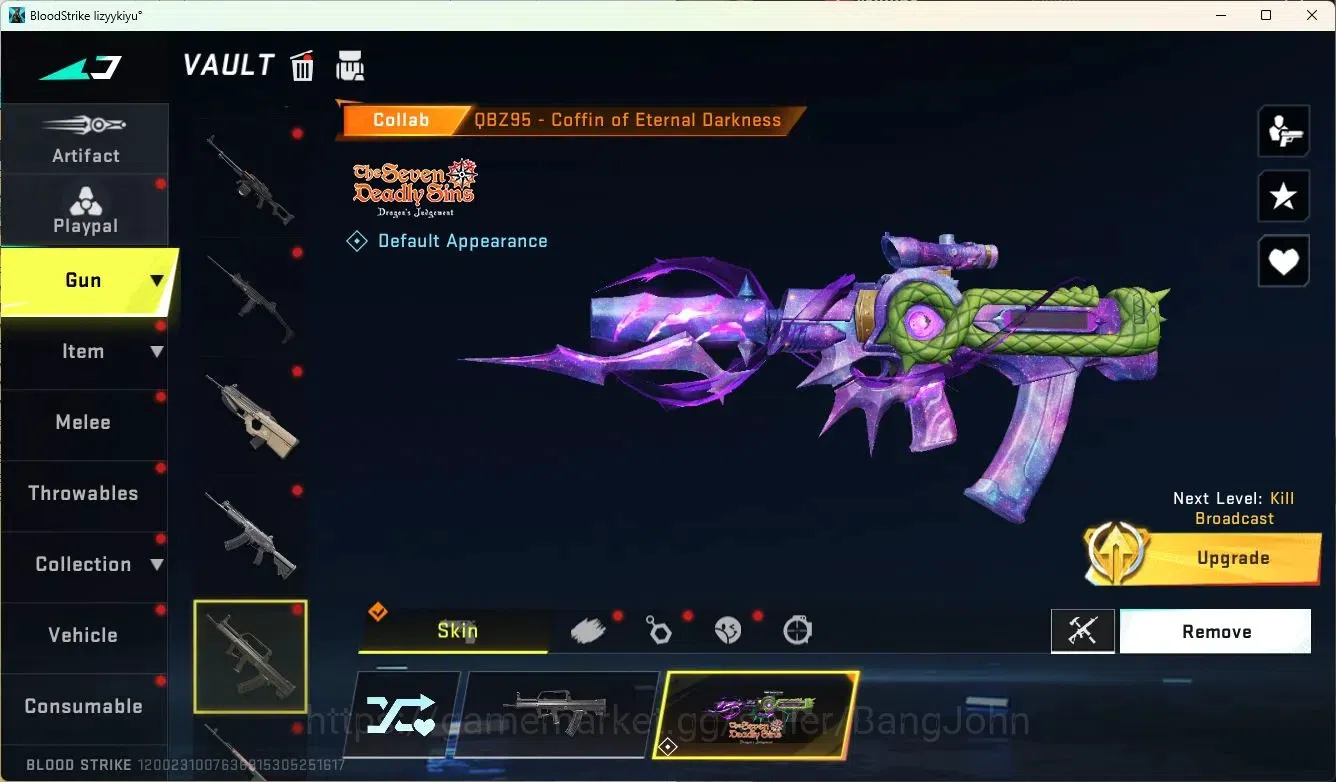 Blood Strike Accounts ASIA | Eternal Desert Eagle-Scorpius | 2 7DS Guns  image 10