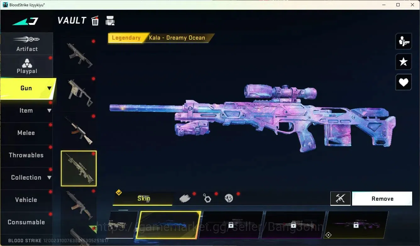 Blood Strike Accounts ASIA | Eternal Desert Eagle-Scorpius | 2 7DS Guns  image 7