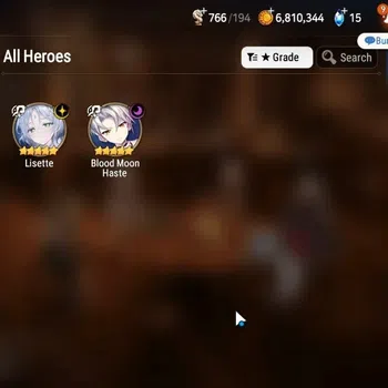 Epic Seven Accounts Starter GLOBAL UnVerif|New Era|2 ML(Lisete,Blood Moon Haste)+Abigal,Tenebria,Iseria,Etc|Poh ON|Abys F