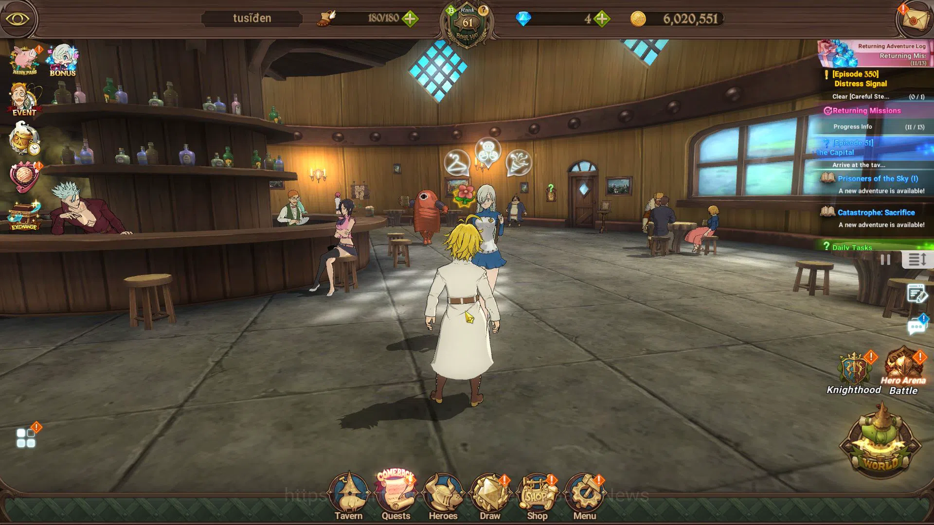 The Seven Deadly Sins: Grand Cross Midgame Global|3,4M CC|8 UR+Collab Fire Force,Blessing|Mer image 1