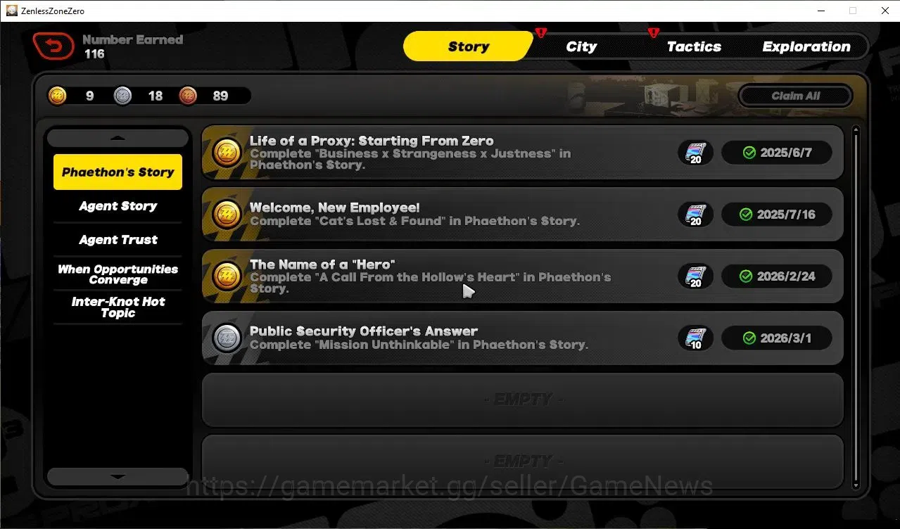 Zenless Zone Zero Accounts ASIA|IK 44|Free HSR|4 Limited[Yidhari+Sign,Yixuan, image 16