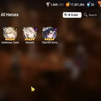 Epic Seven Accounts High-End Global UnVerif|New Era| 3 ML (Har Setti,Tidal Rift Elvira,etc)+Ivana,A Ludwig,Setsuka,Etc|6,2K